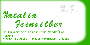 natalia feinsilber business card